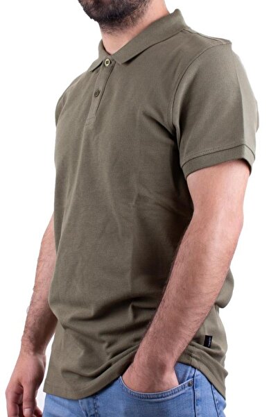Twister Jeans 2277 Ανδρικό μπλουζάκι με γιακά πόλο χακί