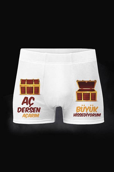 hediyemen Big Feel Printed Funny Boxer