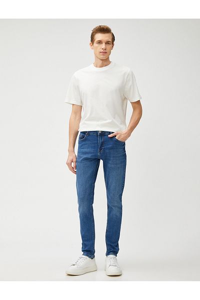 Koton Ανδρικό τζιν Dark Indigo 3SAM40133ND