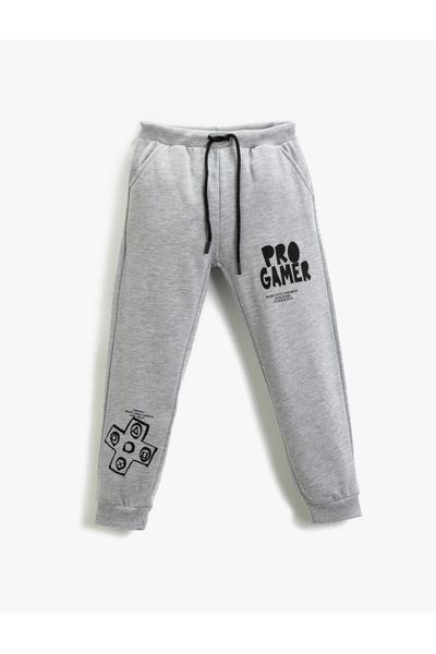 Koton Basic Jogger Sweatpants με δεμένη μέση και τσέπες