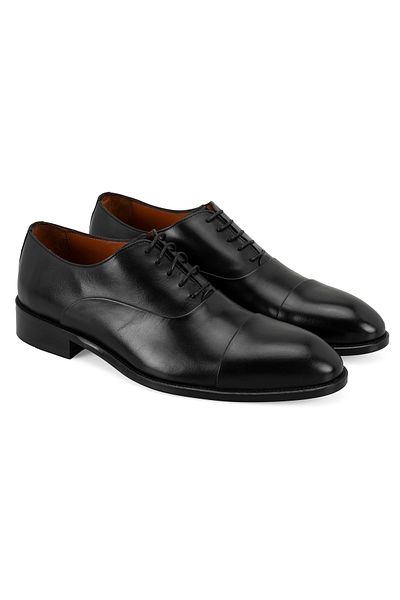 Desa Howard Black Men's Leather Classic Shoes