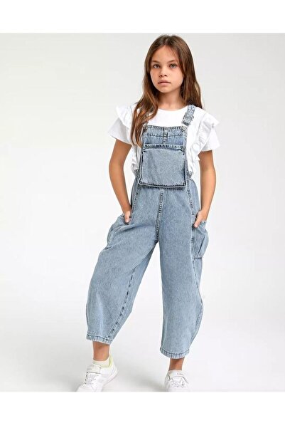 ESCABEL GİRL ESCABEL Kız Çocuk Körüklü Salopet