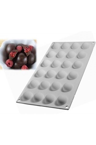 handanca Silikon Kek Kalıbı 24 Lü Yarım Küre 30x17,5 Cm