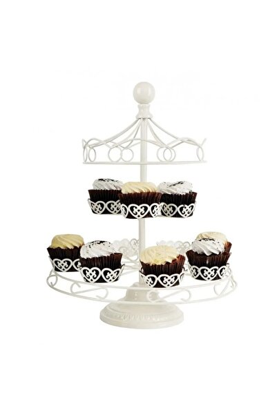 adin tasarım حامل عرض كب كيك كب كيك دوار على شكل دائري