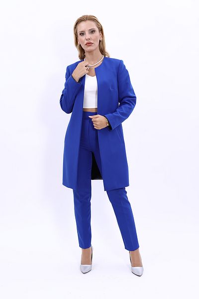 ÖNDER ÖZSOY Straight Jacket & Pipe Leg Trousers Set-saks