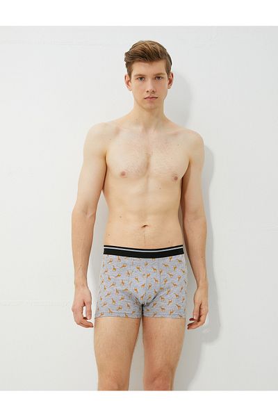 Koton 3-Piece Boxer Set Cotton Giraffe Printed