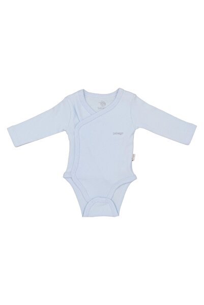 Bebengo BU4022 - Basic Blue Tie Long Sleeve Bodysuit