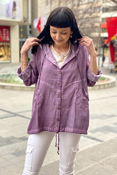 sahnemoda Cămașă lavabilă cu glugă