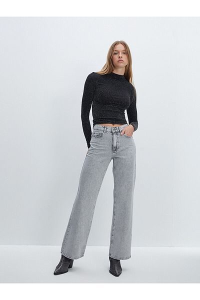 LC Waikiki Pantaloni de jeans pentru femei LCW Wideleg
