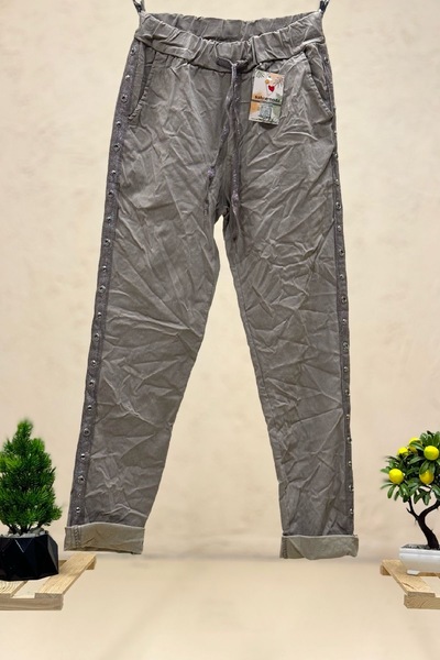 sahnemoda Italian Staple Detailed Trousers