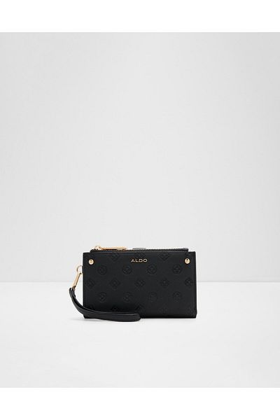 Aldo Women's Charcoal Multi Pocket Interior Wallet