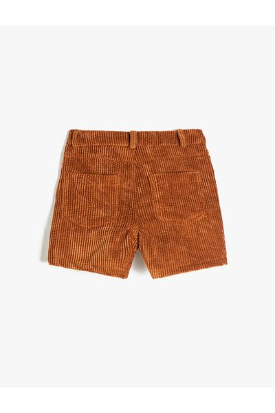 Koton Shorts Skirt Corduroy Pocket