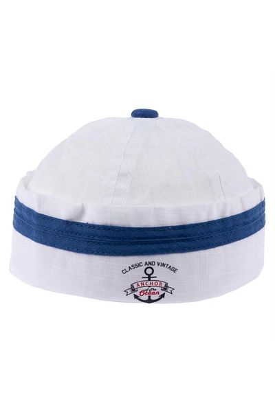 Kitti White Men's Sailor Hat - 1-3 Years Y23131-01