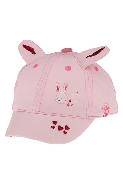 Kitti 0-18 Months Baby Girl Hat - Y24000-02 Light Pink