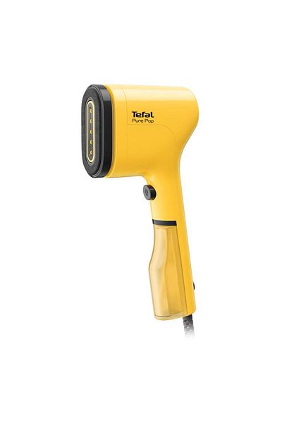 TEFAL Yellow Wrinkle Remover Dt2026 Pure Pop Steam Straightener Travel Utiles