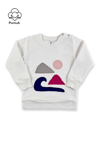 difa kids Unisex Baby Embroidered Geometric Design Seasonal Suit - Girls and Boys