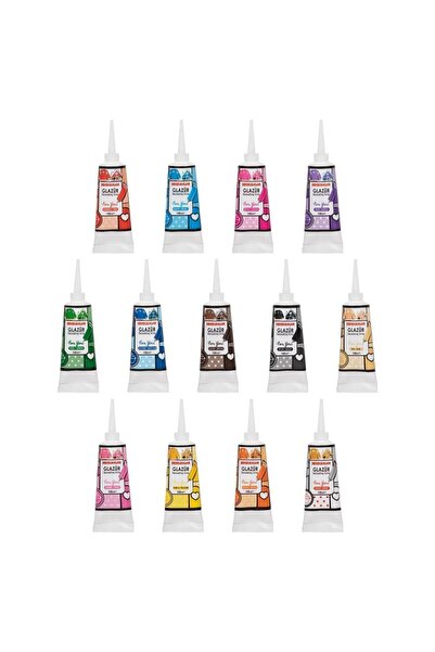 ŞEKER & SUGAR Süsleme Glazürü Yeşil Renk 100 gr