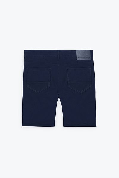 ALTINYILDIZ CLASSICS Ανδρικό σορτς Seersucker με λεπτή εφαρμογή Navy Blue με λεπτή εφαρμογή στο πλάι