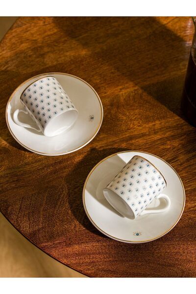 LC Waikiki LCW HOME 2 Kişilik Porselen Kahve Fincan Takımı 90 Ml