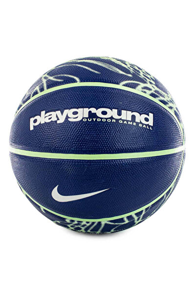 Nike Everyday Playground 8P Graphic Deflated Unisex Lacivert Basketbol Topu N...