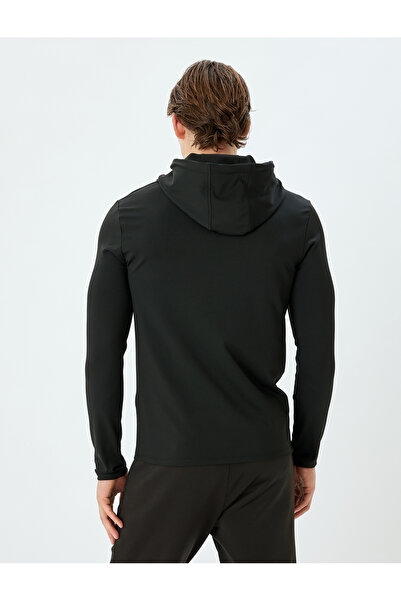 Koton Sport-Sweatshirt mit Kapuze und Slogan-Aufdruck aus Interlock-Stoff