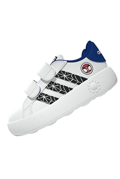 adidas Grand Court Spider-man Cf I Baby Casual Shoes Id8017 White Id8017