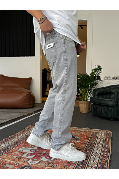 BYBASICMAN Light Gray Baggy Jean Ke-195/044/448/466