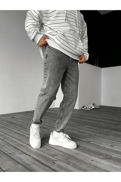 BYBASICMAN Df-2037/2542/2492/2636 Model Gray Boyfriend Jeans