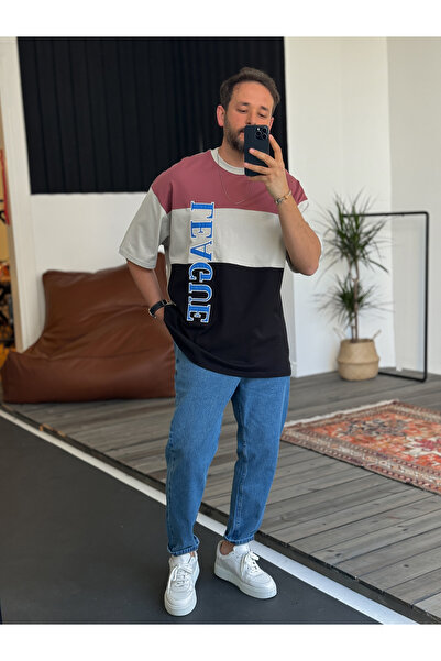 BYBASICMAN Gül Kurusu League Nakışlı T-Shirt JJ-01