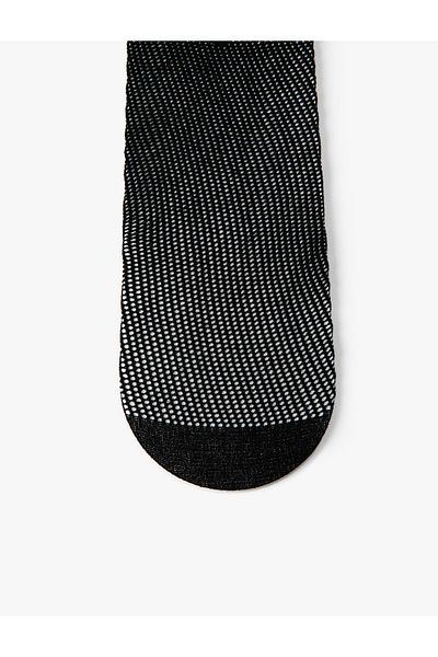 Koton Мрежест чорапогащник 40 Denim Matte