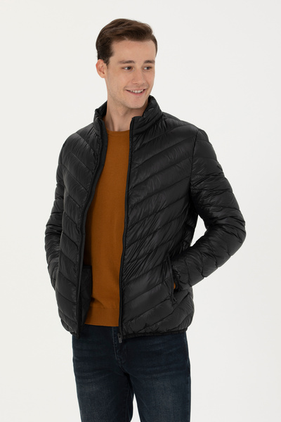 U.S. Polo Assn. Palton negru pentru bărbați 50269096 -VR046