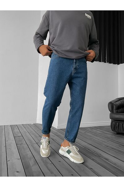 BYBASICMAN Dark Blue Boyfriend Jeans - Ke-274/377/324/468/305