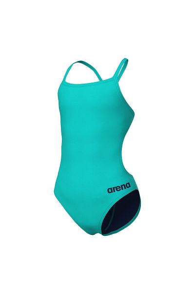 ARENA Team Swimsuit Challenge Solid Çocuk Mavi Yüzücü Mayosu 004765870