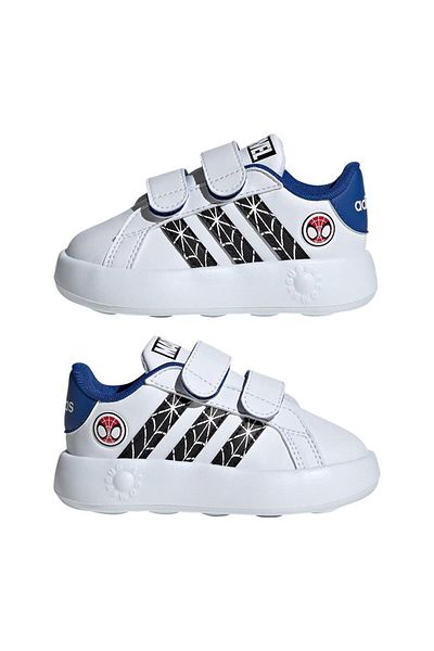 adidas Grand Court Spider-man Cf I Baby Casual Shoes Id8017 White Id8017