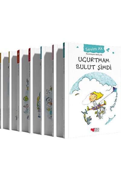 Can Çocuk Sevim Ak Seti (7 Kitap)