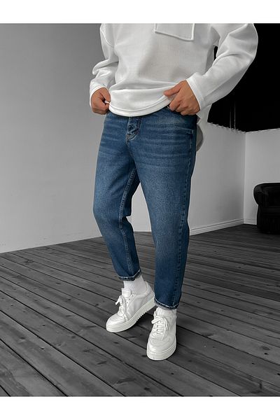 BYBASICMAN Navy Blue Effect Washed Boyfriend Ke-269/202/246/547
