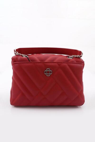 DGN Red Women's Shoulder and Shoulder Strap Bag - 311634110