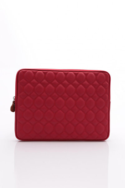 DGN 13 & 14 Inç Kapitone Laptop Tablet Kılıfı Kırmızı 68892856