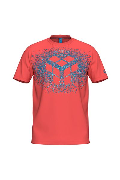 ARENA Solid Cotton Men's Orange Casual Style T-Shirt 006390980