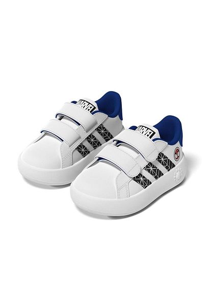 adidas Grand Court Spider-man Cf I Baby Casual Shoes Id8017 White Id8017