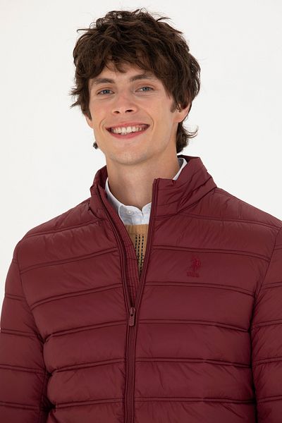 U.S. Polo Assn. Men's Burgundy Coat 50269095 -Vr014