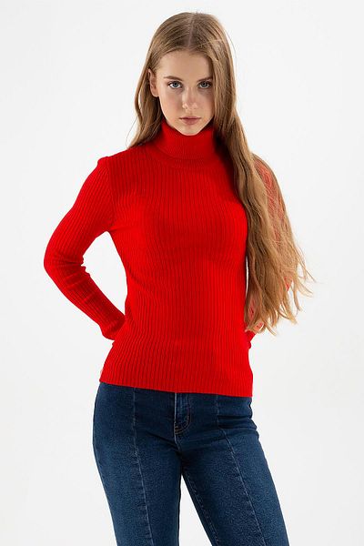 Fashion Friends Red Turtleneck Sweater