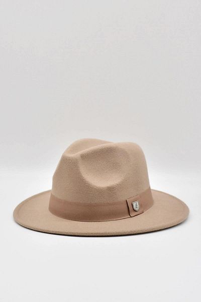 Külah Women's Tan Hat Trend Trilby Cowboy Fedora Hat