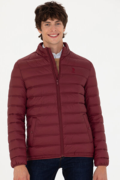 U.S. Polo Assn. Men's Burgundy Coat 50269095 -Vr014