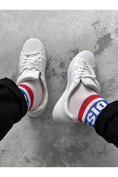 BYBASICMAN Std Diss White Socks