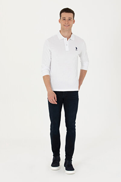 U.S. Polo Assn. Ανδρικό λευκό φούτερ Basic 50269403 -VR013