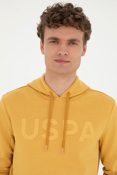 U.S. Polo Assn. Men's Mustard Basic Sweatshirt 50269396 -Vr072