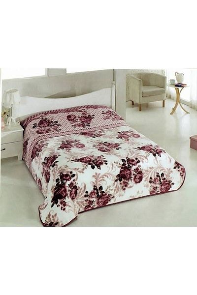 Sarar Rose Modern Pattern Double Blanket 4 Kg Washable Plush Thick Blanket