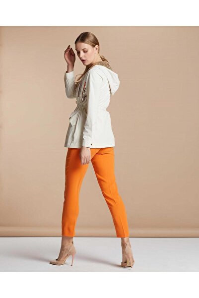 SERPİL Serpil Kadın Ekru Trençkot 30394