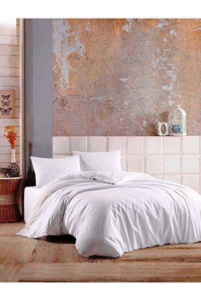 NİVEMESHOME Set cuvertură de pilota dublă Nivemeshome, alb, 100% bumbac